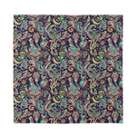 Retro Indian Paisley Pattern Print Silk Bandana