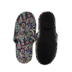 Retro Indian Paisley Pattern Print Slippers