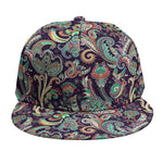 Retro Indian Paisley Pattern Print Snapback Cap