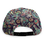 Retro Indian Paisley Pattern Print Snapback Cap