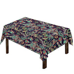 Retro Indian Paisley Pattern Print Tablecloth