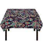 Retro Indian Paisley Pattern Print Tablecloth