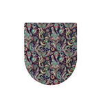 Retro Indian Paisley Pattern Print Toilet Lid Cover