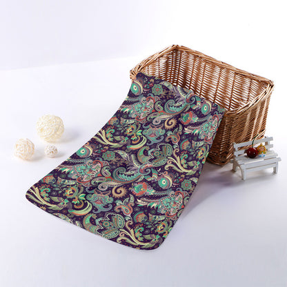 Retro Indian Paisley Pattern Print Towel