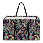 Retro Indian Paisley Pattern Print Utility Tote Bag