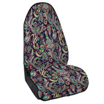 Retro Indian Paisley Pattern Print Waterproof Car Seat Cover
