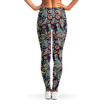 Retro Indian Paisley Pattern Print Women's Leggings