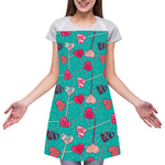 Retro Lollipop Pattern Print Adjustable Apron