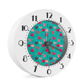 Retro Lollipop Pattern Print Alarm Clock