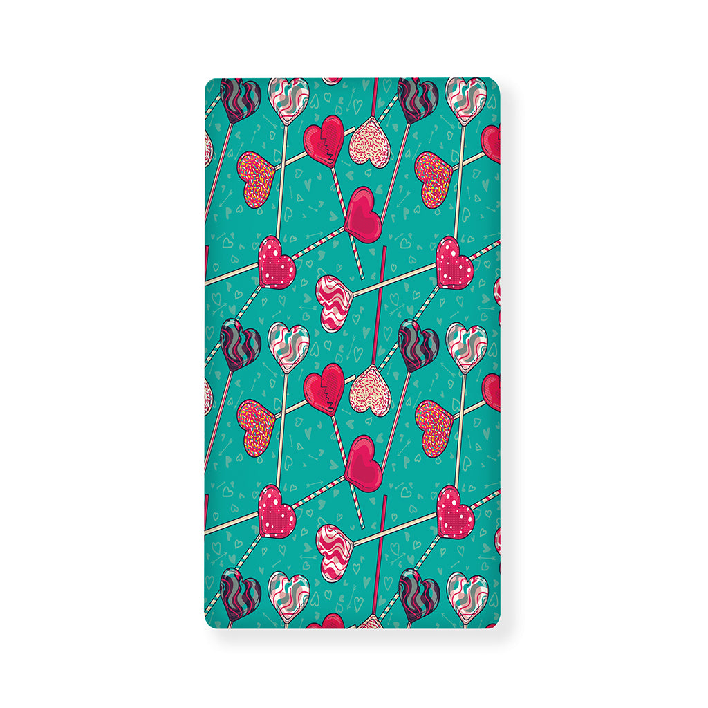 Retro Lollipop Pattern Print Baby Crib Sheet