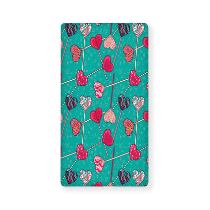 Retro Lollipop Pattern Print Baby Crib Sheet