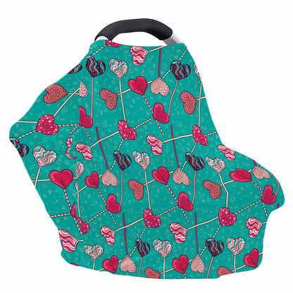 Retro Lollipop Pattern Print Baby Seat Cover