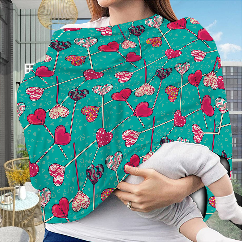 Retro Lollipop Pattern Print Baby Seat Cover