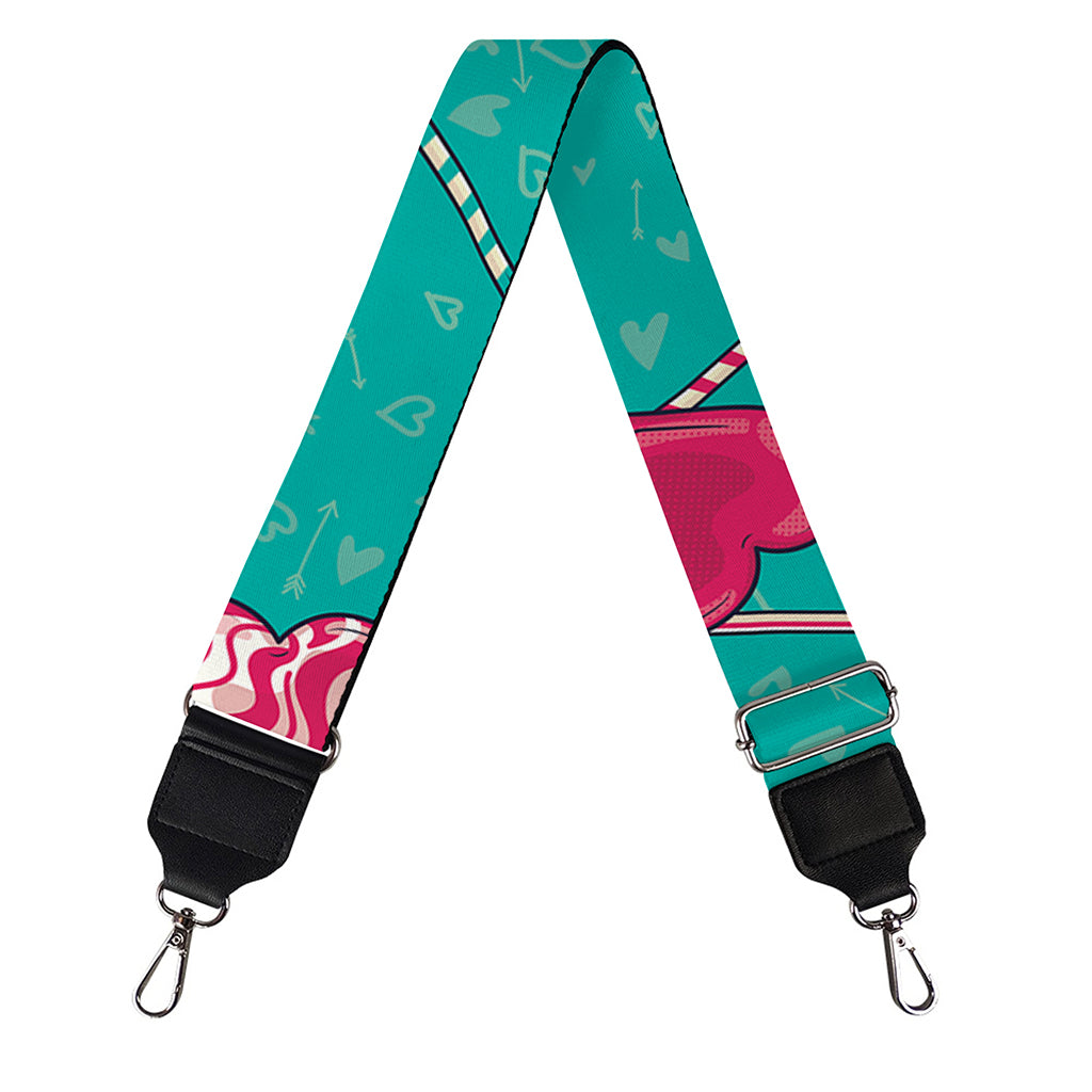 Retro Lollipop Pattern Print Bag Strap