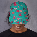 Retro Lollipop Pattern Print Baseball Cap