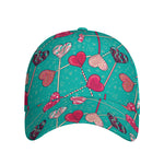 Retro Lollipop Pattern Print Baseball Cap