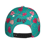 Retro Lollipop Pattern Print Baseball Cap