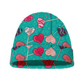 Retro Lollipop Pattern Print Beanie