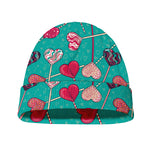 Retro Lollipop Pattern Print Beanie
