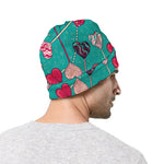 Retro Lollipop Pattern Print Beanie