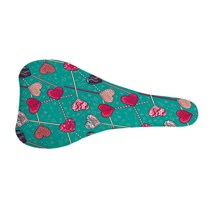 Retro Lollipop Pattern Print Bicycle Seat Cover