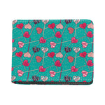 Retro Lollipop Pattern Print Bifold Wallet