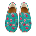 Retro Lollipop Pattern Print Casual Shoes