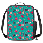Retro Lollipop Pattern Print Crossbody Lunch Bag