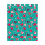 Retro Lollipop Pattern Print Curtain