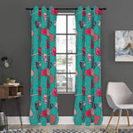 Retro Lollipop Pattern Print Curtain