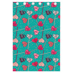 Retro Lollipop Pattern Print Curtain