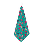 Retro Lollipop Pattern Print Hand Towel