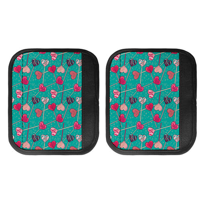 Retro Lollipop Pattern Print Handle Covers