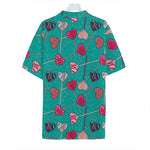 Retro Lollipop Pattern Print Hawaiian Shirt