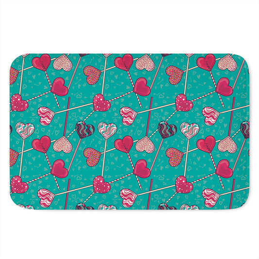 Retro Lollipop Pattern Print Indoor Door Mat