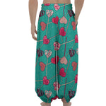Retro Lollipop Pattern Print Lantern Pants