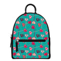 Retro Lollipop Pattern Print Leather Backpack