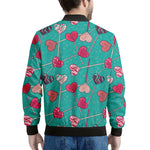 Retro Lollipop Pattern Print Men's Bomber Jacket