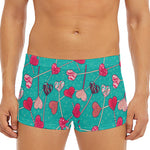 Retro Lollipop Pattern Print Men's Short Boxer Briefs