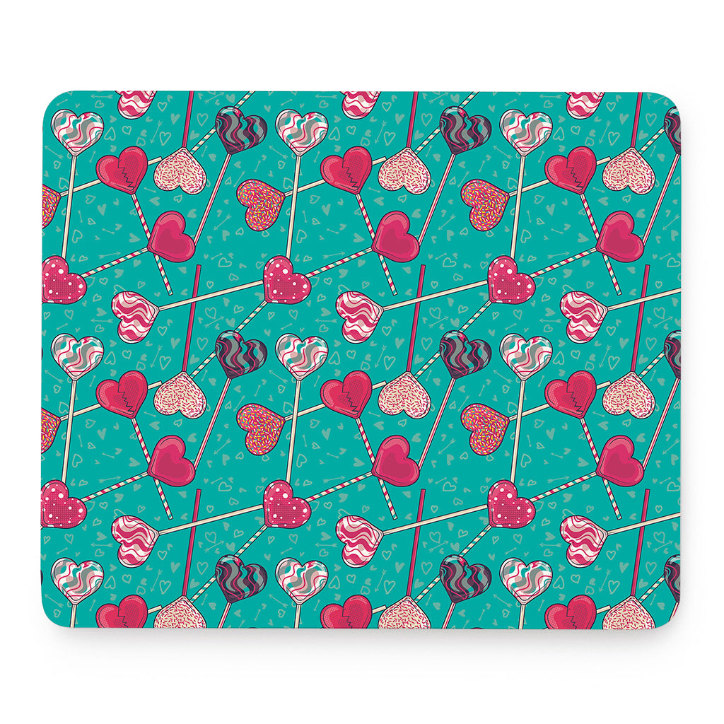 Retro Lollipop Pattern Print Mouse Pad