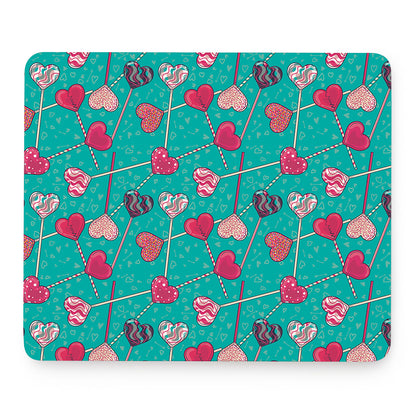 Retro Lollipop Pattern Print Mouse Pad