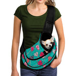 Retro Lollipop Pattern Print Pet Sling Carrier