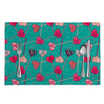 Retro Lollipop Pattern Print Placemat