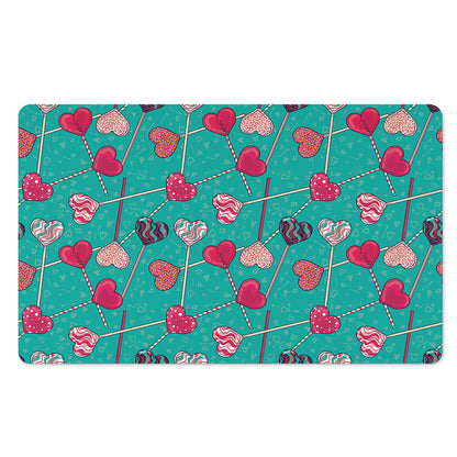 Retro Lollipop Pattern Print Polyester Doormat