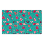 Retro Lollipop Pattern Print Polyester Doormat