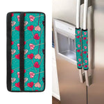 Retro Lollipop Pattern Print Refrigerator Handle Covers