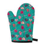 Retro Lollipop Pattern Print Single Oven Mitt