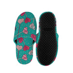 Retro Lollipop Pattern Print Slippers