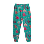 Retro Lollipop Pattern Print Sweatpants