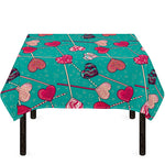 Retro Lollipop Pattern Print Tablecloth